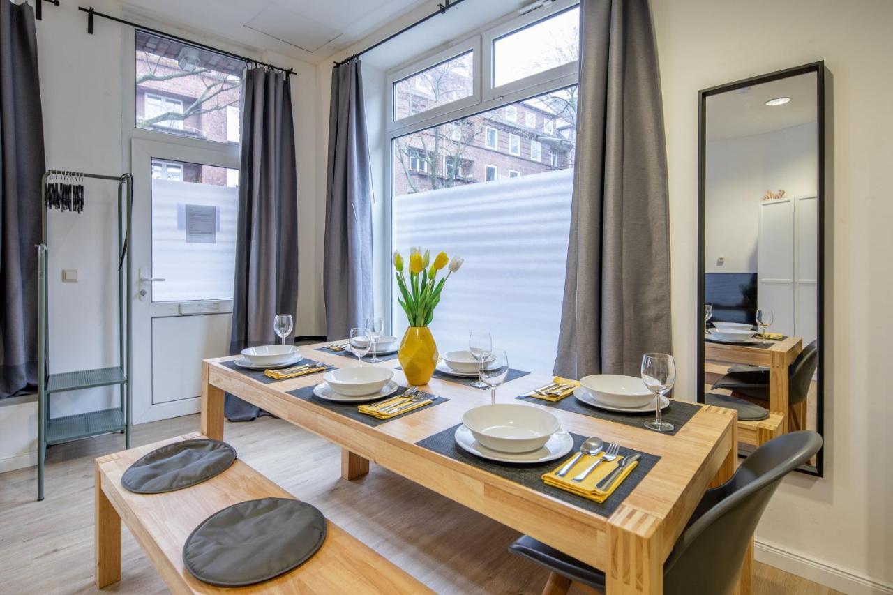 Studio Loft With Walk-In Rain-Shower Apartment Hamburg Bagian luar foto