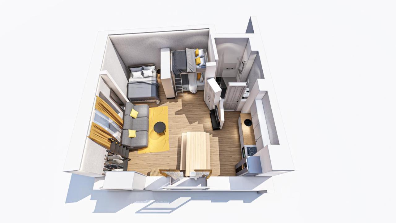 Studio Loft With Walk-In Rain-Shower Apartment Hamburg Bagian luar foto